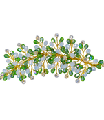 Multicolor crystal hair-accessories