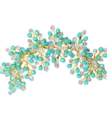 Multicolor crystal hair-accessories