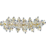 White crystal hair-accessories