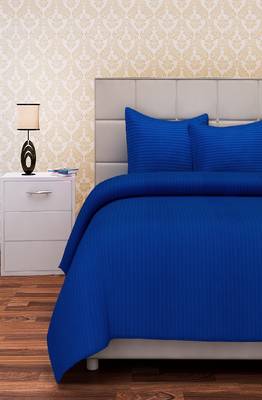 SEJ by Nisha Gupta Navy  Cotton California King Bedsheet Set 2