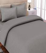 SEJ by Nisha Gupta Grey Cotton California King Bedsheet Set