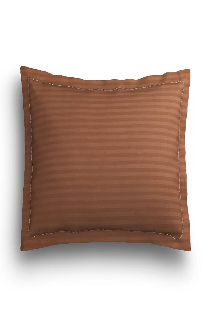 SEJ by Nisha Gupta Brown Cotton California King Bedsheet Set SEJ by