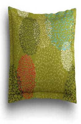 SEJ by Nisha Gupta Green Cotton Double Bedsheet Set 3