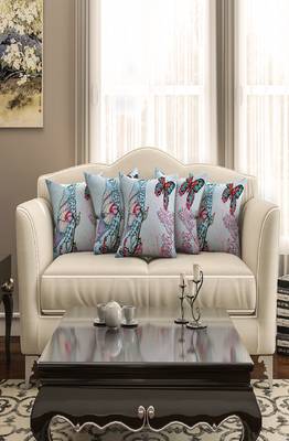 SEJ by Nisha Gupta Abstract Premium 16 by 16 cushion covers (Set of 5) 1