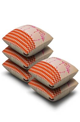 SEJ by Nisha Gupta Abstract Premium 16 by 16 cushion covers (Set of 5) 2