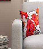 SEJ by Nisha Gupta Floral Premium 16 by 16 cushion cover