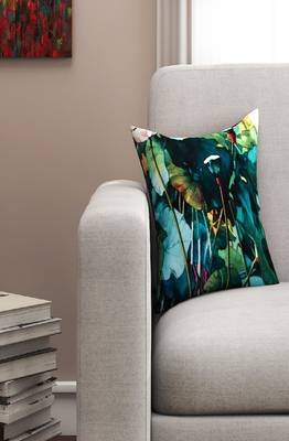 SEJ by Nisha Gupta Floral Premium 16 by 16 cushion cover 1