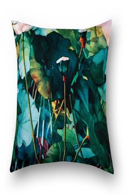 SEJ by Nisha Gupta Floral Premium 16 by 16 cushion cover 2