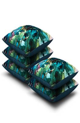SEJ by Nisha Gupta Floral Premium 16 by 16 cushion covers (Set of 5) 2