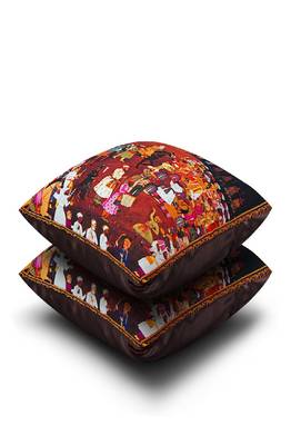 SEJ by Nisha Gupta Mughal Premium 16 by 16 cushion covers (Set of 2) 2