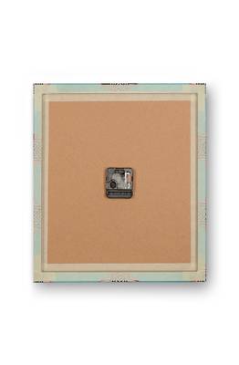 SEJ by Nisha Gupta Floral Blue Framed  Analogue Wall clock 2