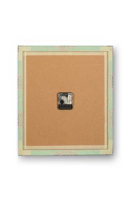 SEJ by Nisha Gupta Set of 3 ( Framed Analogue Wall clock with coordinated Wall Art ) 3