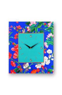 SEJ by Nisha Gupta Set of 3 ( Framed Analogue Wall clock with coordinated Wall Art ) 2