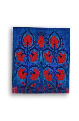 SEJ by Nisha Gupta Set of 3 ( Framed Analogue Wall clock with coordinated Wall Art ) 5