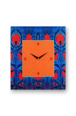 SEJ by Nisha Gupta Set of 3 ( Framed Analogue Wall clock with coordinated Wall Art ) 2