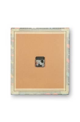 SEJ by Nisha Gupta Set of 3 ( Framed Analogue Wall clock with coordinated Wall Art ) 3