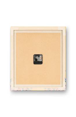 SEJ by Nisha Gupta Abstract Yellow Framed Analogue Wall Clock 3