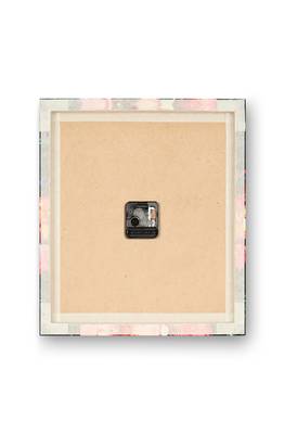 SEJ by Nisha Gupta Floral Black Framed Analogue Wall Clock 3