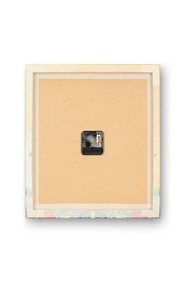 SEJ by Nisha Gupta Abstract Yellow Framed Analogue Wall Clock 3