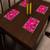 SEJ by Nisha Gupta Set of 4 Green Abstract Printed Table Placemats