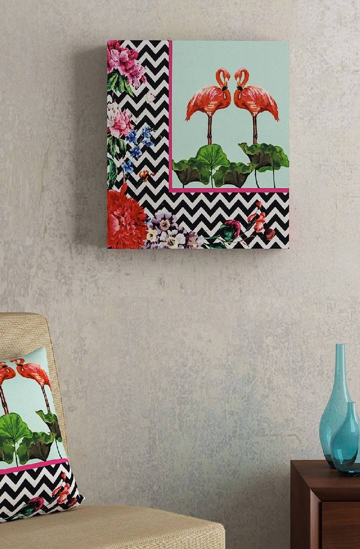 SEJ by Nisha Gupta Abstract White Framed Wall Art