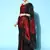 Red Sequins Georgette Party Wear Saree With Blouse