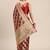 Wine woven organza saree with blouse