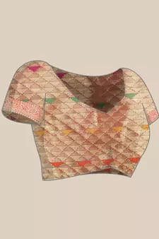Wine woven organza saree with blouse