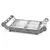 Pure White Metal Dryfruit Tray Handicraft Gift