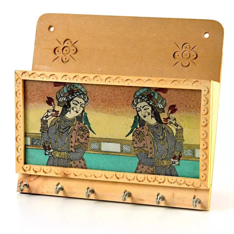 Gemstone Painting Magazine Keychain Holder