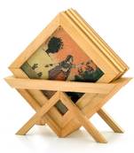 Precious Gemstone Painting Tea Coaster Set