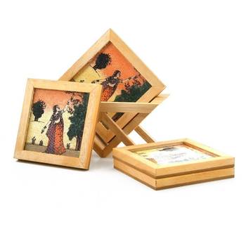 Precious Gemstone Painting Tea Coaster Set 2
