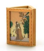 Beautiful Gemstone Painting Pen Stand Gift