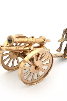 Brass Rajasthani Canon Handicraft Home Decor