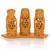 Gandhi Monkey Set Fine Carved Wood Handicraft