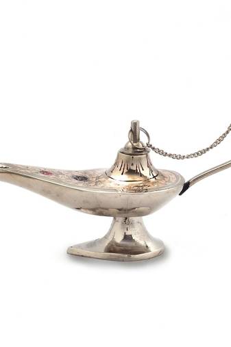 White Metal Traditional Chirag Handicraft Gift