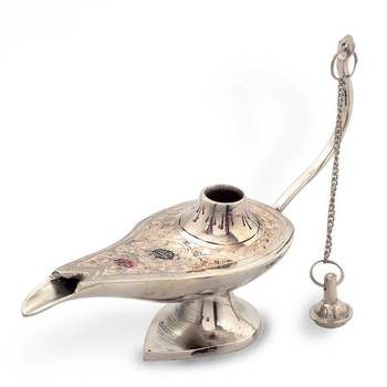 White Metal Traditional Chirag Handicraft Gift 2