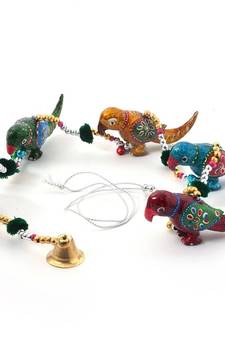 Rajasthani Handmade Colorful Bird Door Hanging