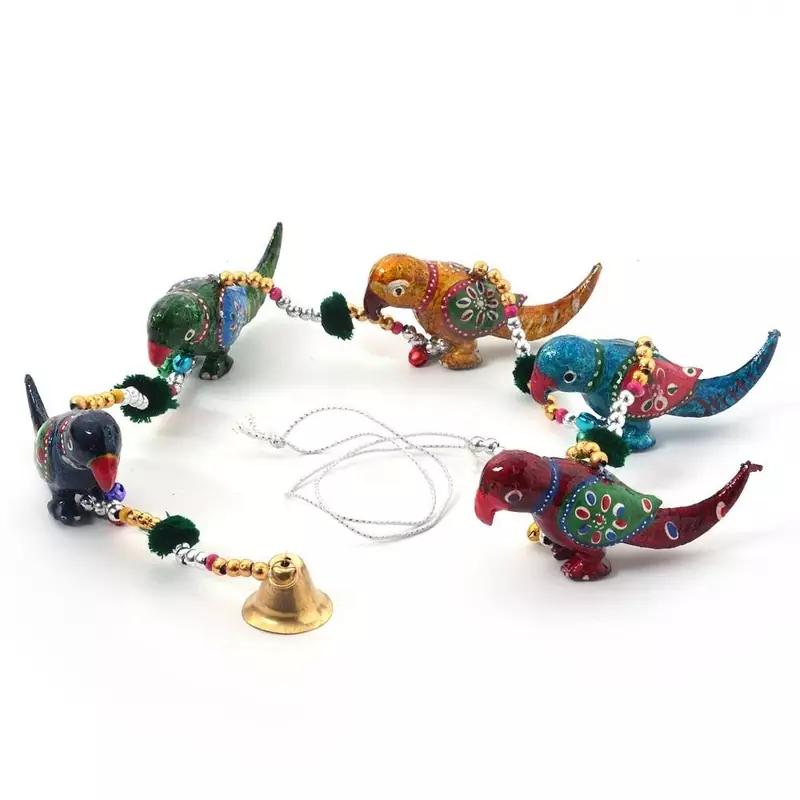 Rajasthani Handmade Colorful Bird Door Hanging