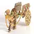 Gemstone Studded Pure Brass Camel Handicraft