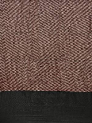 Olive Woven silk blend Saree With Blouse 3
