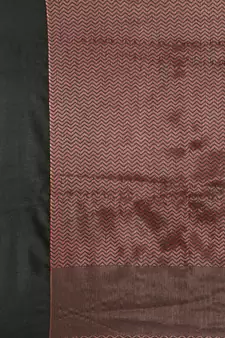 Olive Woven silk blend Saree With Blouse