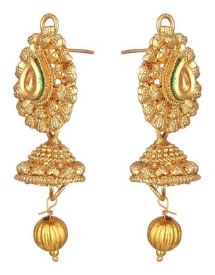 Multilayer Gold Tone Leaf Pattern Necklace set 3