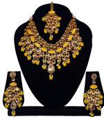 Yellow cubic zirconia necklaces