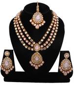 Pink cubic zirconia necklaces