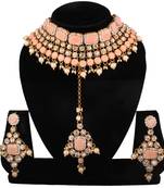 Beige cubic zirconia necklaces