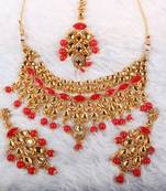 Red cubic zirconia necklaces