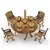 Unique Design Dining Table Chair Maharaja Set