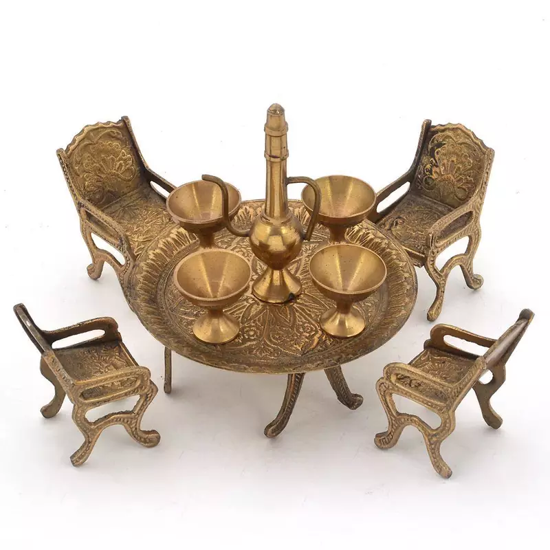 Unique Design Dining Table Chair Maharaja Set
