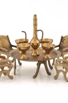 Unique Design Dining Table Chair Maharaja Set
